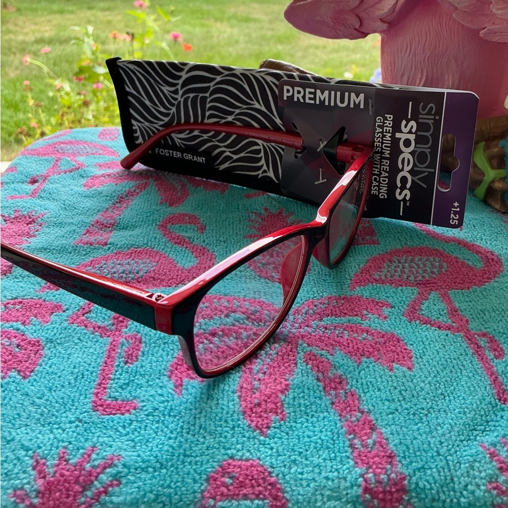 Simply Specs Red Reading Glasses